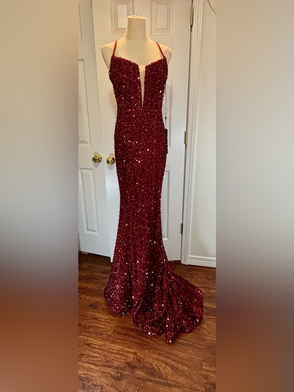 *SPRING SALE* NWT SZ 2,4,8,12,20 JOVANI BURGUNDY #25908